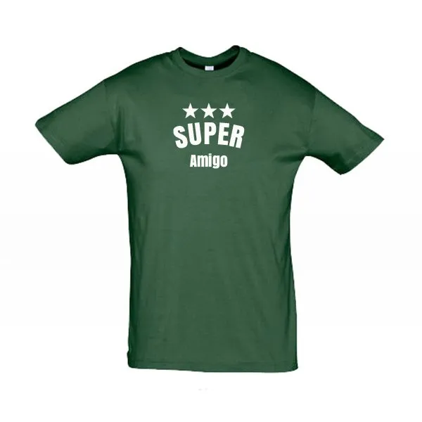 Herren T-Shirt Super grün-XL