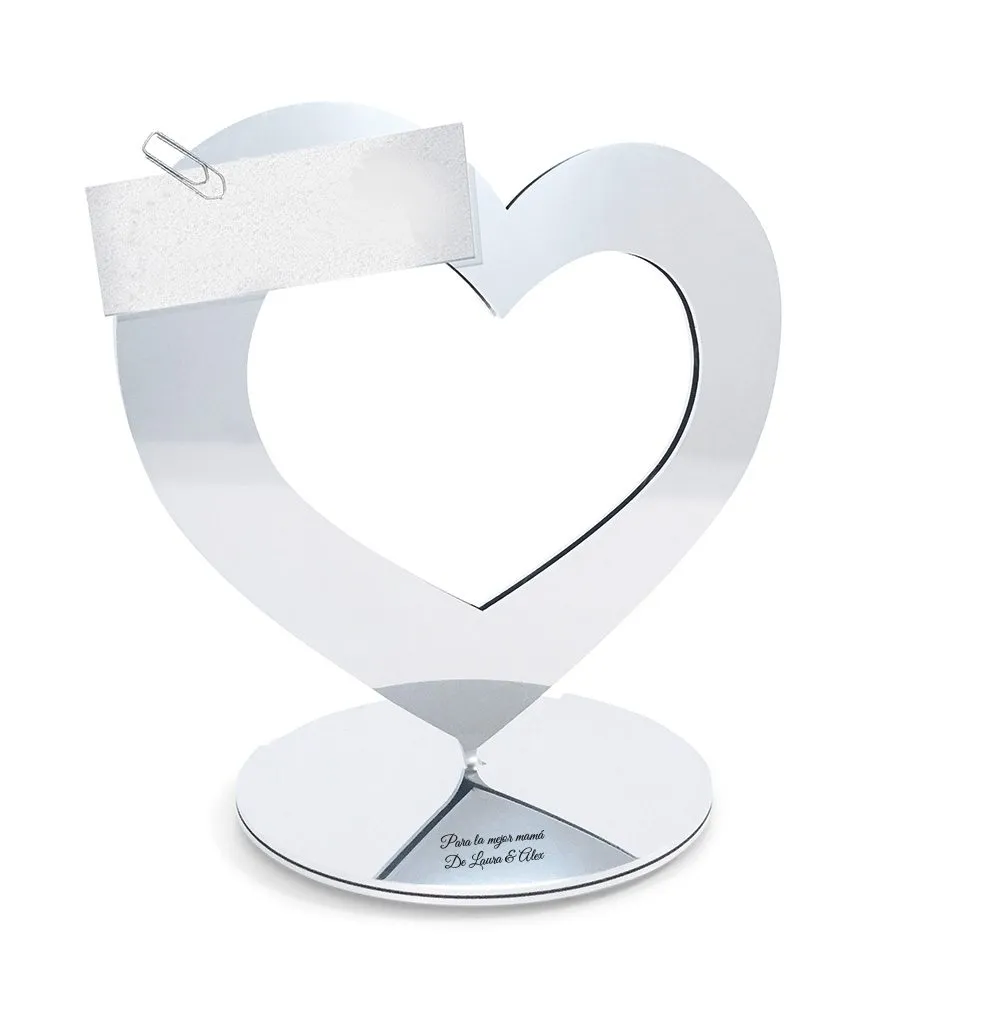Design-Münzhalter Big Heart - ohne Personalisierung