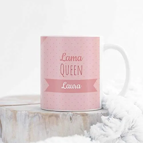 Personalisierte Tasse - Lama Queen