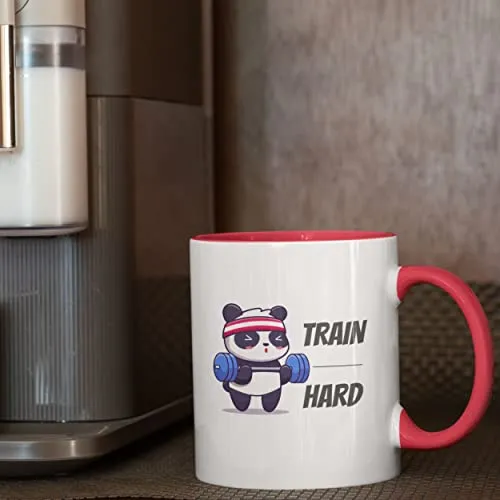 Tasse mit Spruch Train Hard