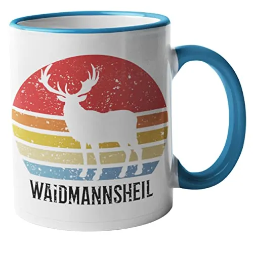 Tasse mit Spruch Jäger Waidmannshail