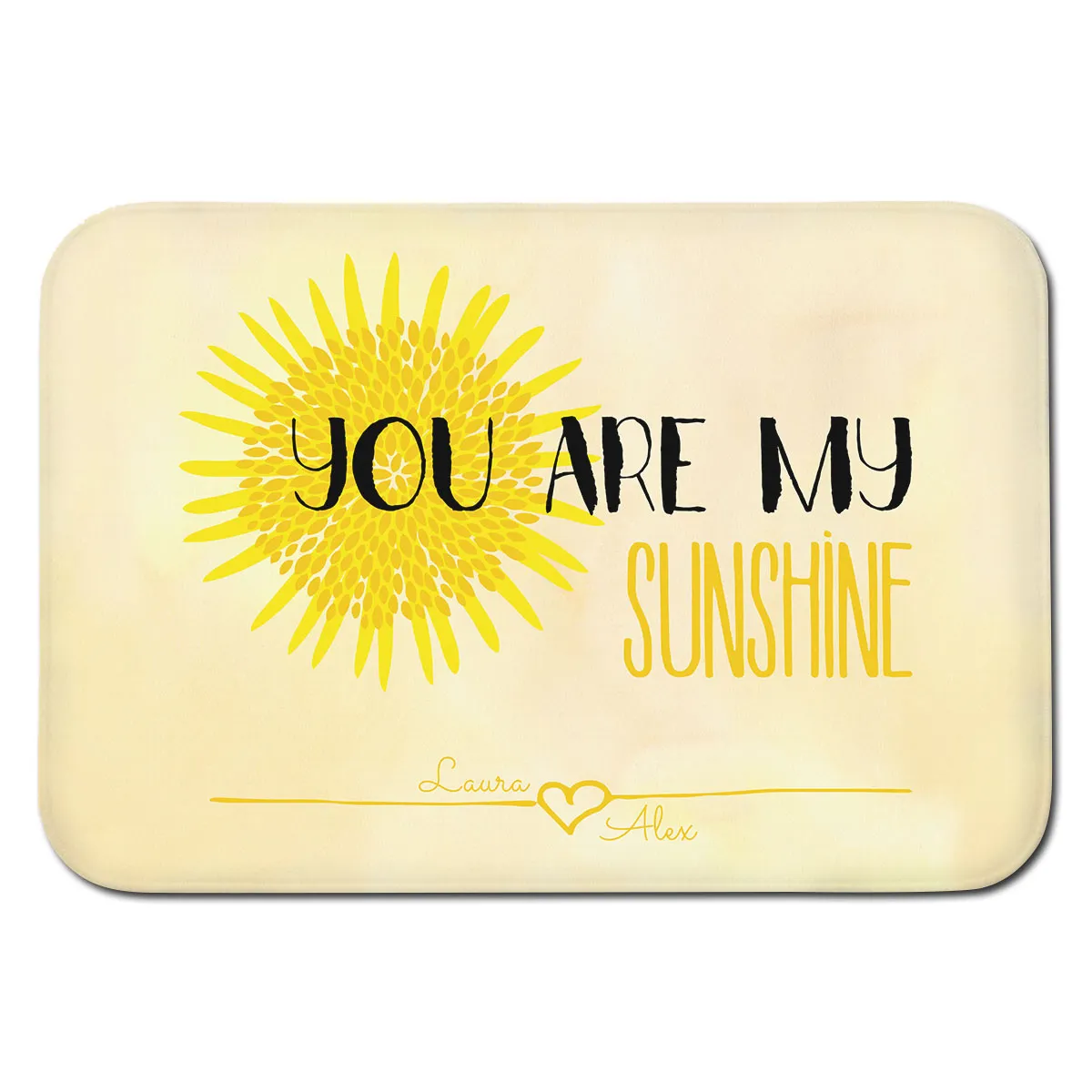 Personalisierbares Mousepad - You Are My Sunshine