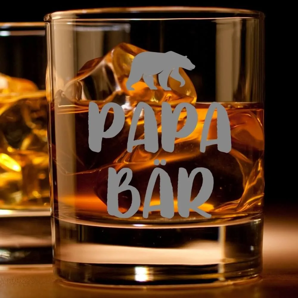 Whiskyglas Vatertag Papabär