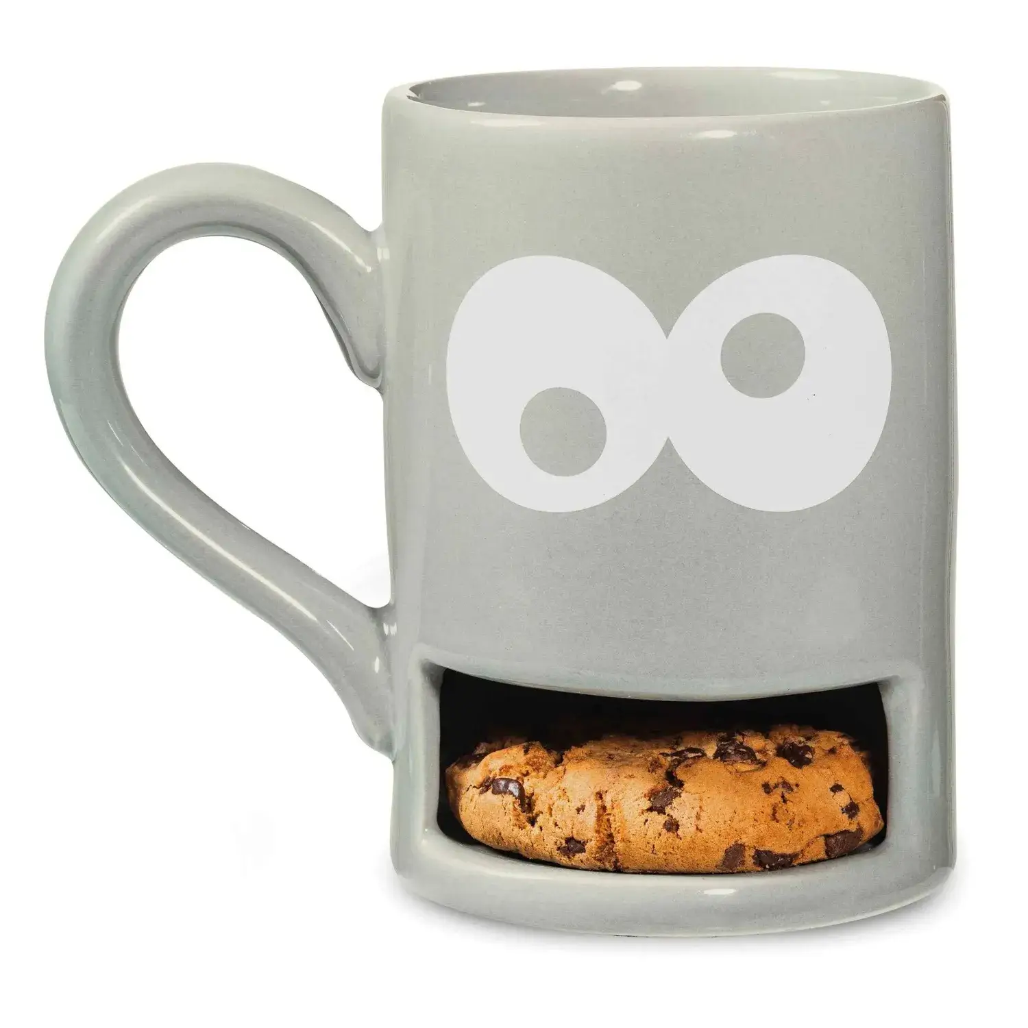 Mug Monsters - Tasse mit Keksfach in Grau