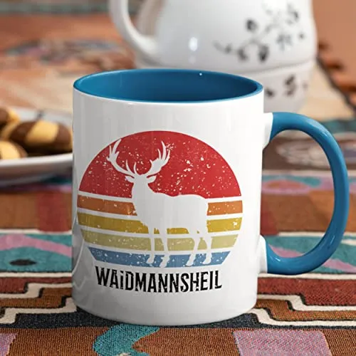 Tasse mit Spruch Jäger Waidmannshail