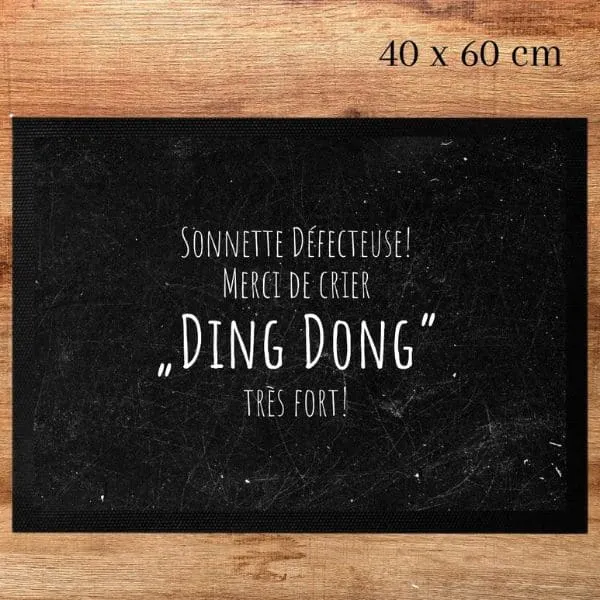 Fußmatte - Ding Dong