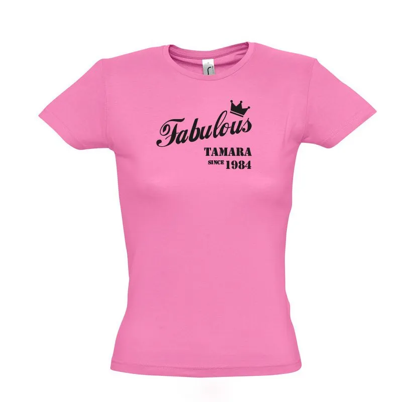 Damen T-Shirt Fabulous rosa-S