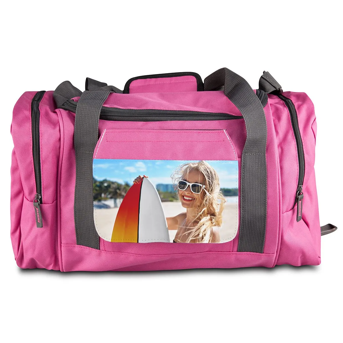 Sporttasche mit Foto - Pink