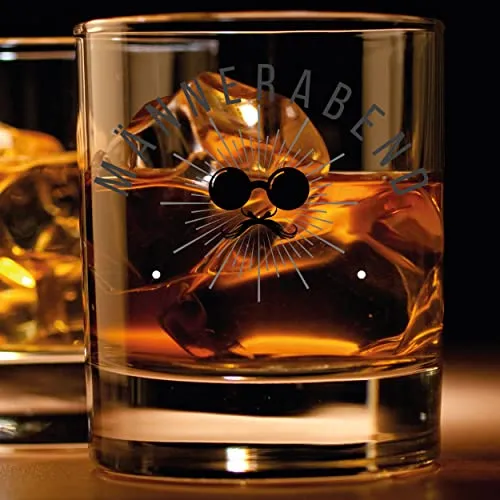 Whiskey Glas mit Spruch MÄNNERABEND