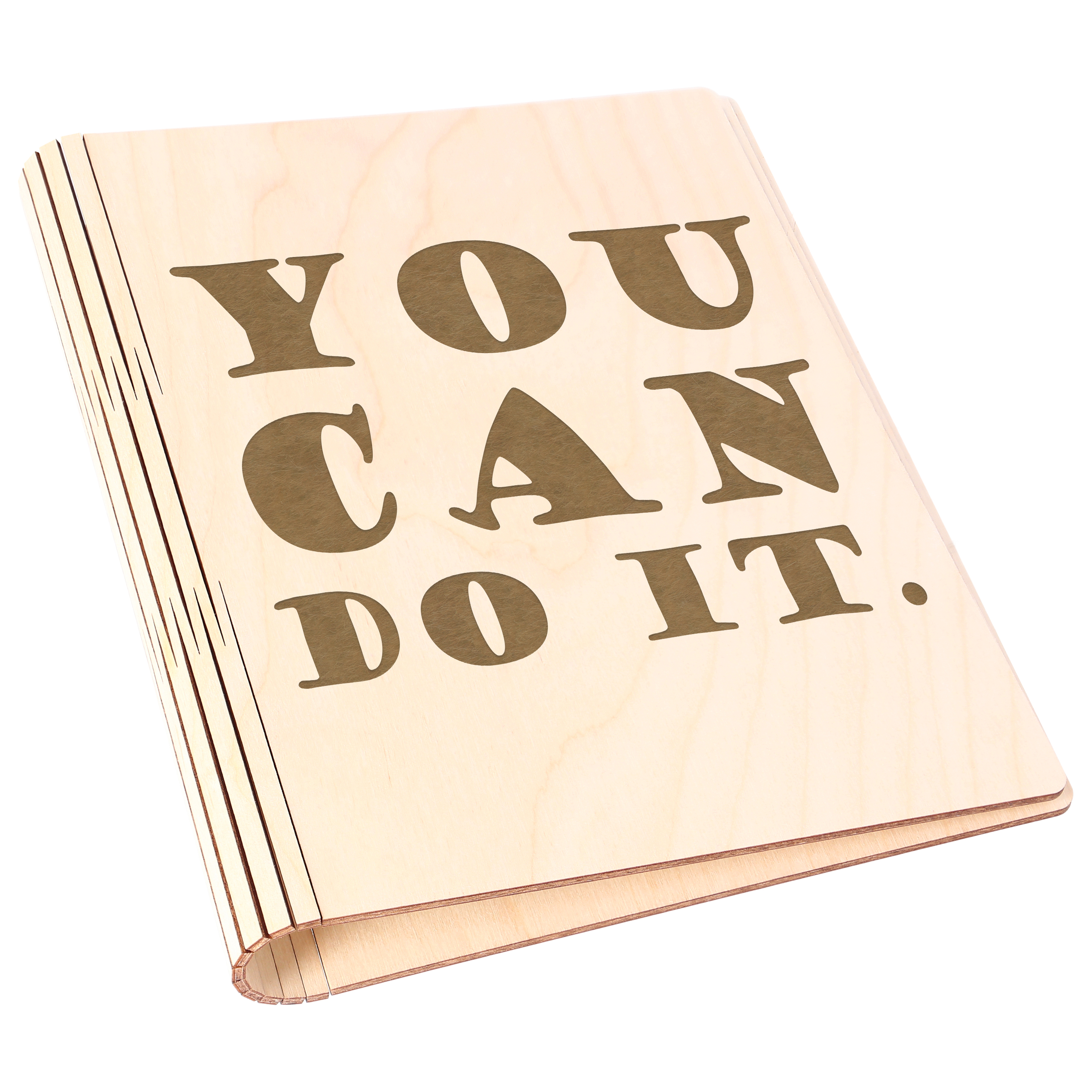 Notizbuch You can do it.