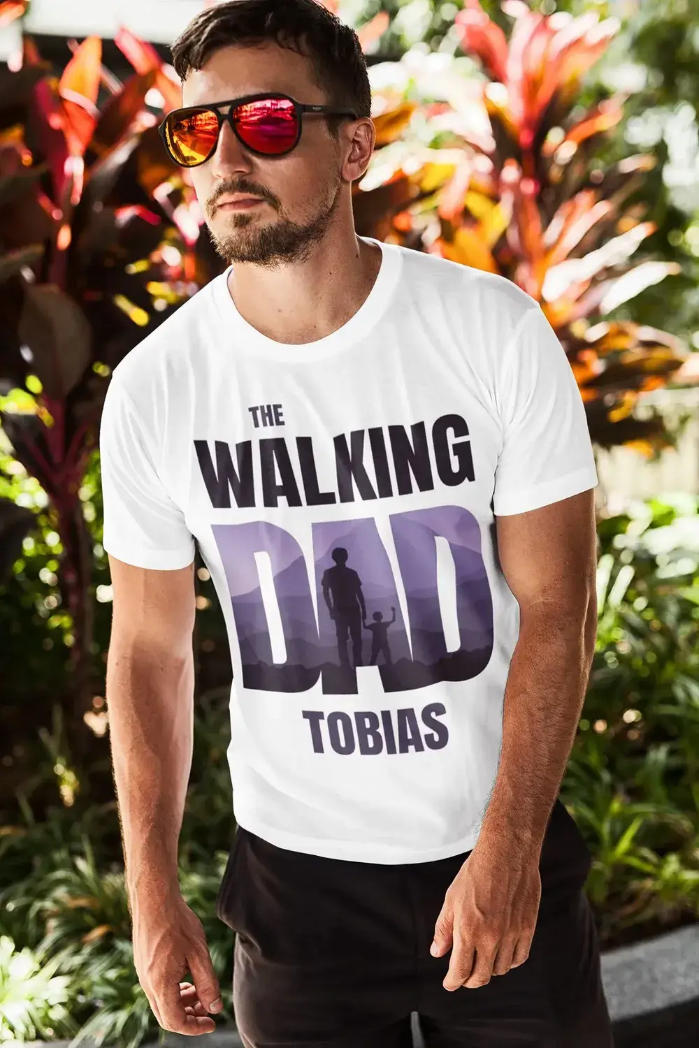 T-Shirt Walking Dad EST. M