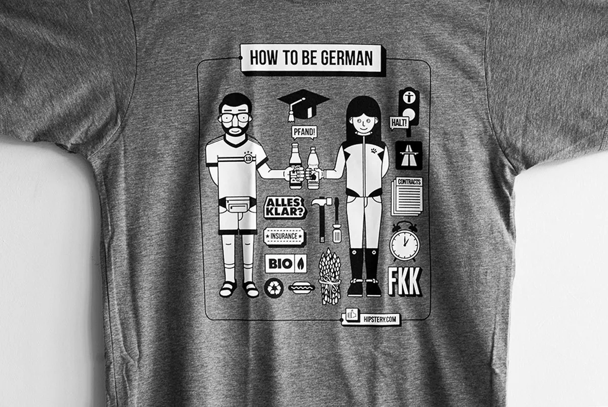 T-Shirt How to be a German – Frauen – XL