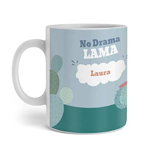 Personalisierte Tasse - No Drama Lama