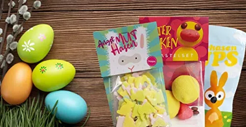 Personalisierbare Geschenkbox Ostern | Eiersuche Motiv personalisiert mit Name | Oster-Nest, Oster-geschenkbox