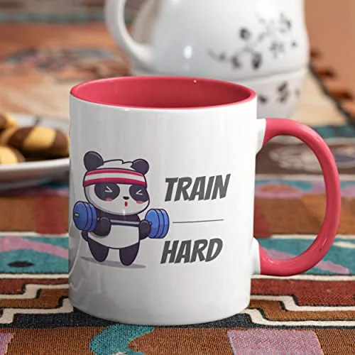 Tasse mit Spruch Train Hard