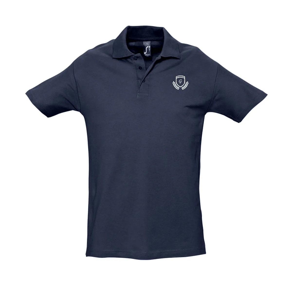 Personalisierbares Poloshirt für Männer - Blau - M