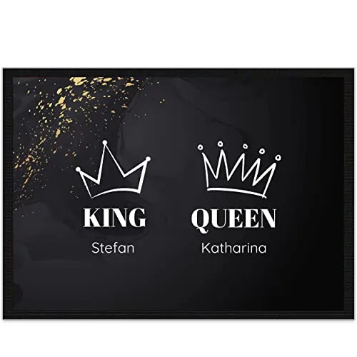 Fußmatte King und Queen
