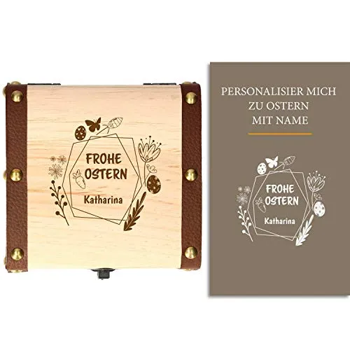 Personalisierbare Geschenkbox Ostern | Osternest Motiv personalisiert mit Name | Oster-nest , Oster-geschenkbox