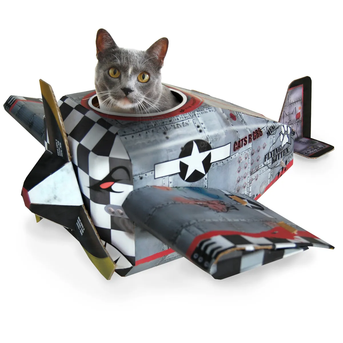 Katzen Play House Flugzeug