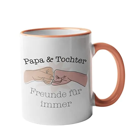 Bedruckte Tasse | Papa und Tochter