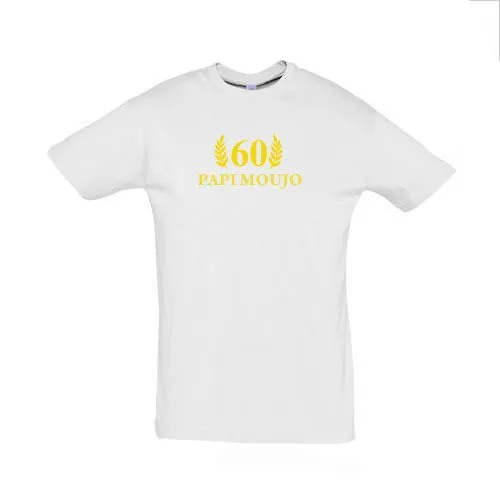 Herren T-Shirt Jubiläum weiß - XL