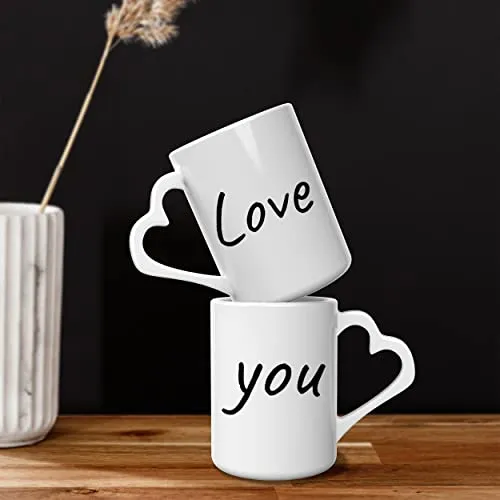 2er Kaffeetassen - Love You
