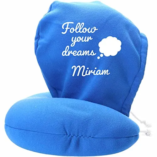 Nackhörnchen blau Follow your dreams