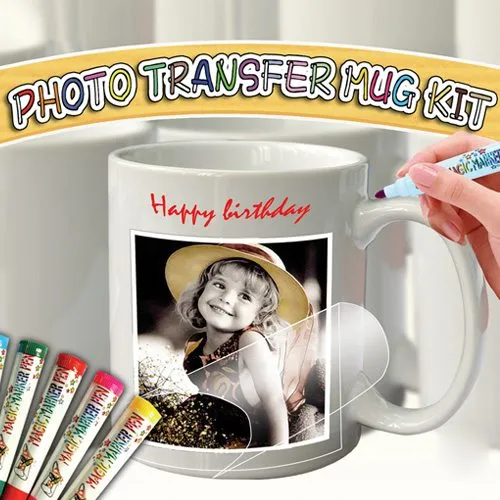 Transfer-Set Fototasse - Tasse selbst gestalten