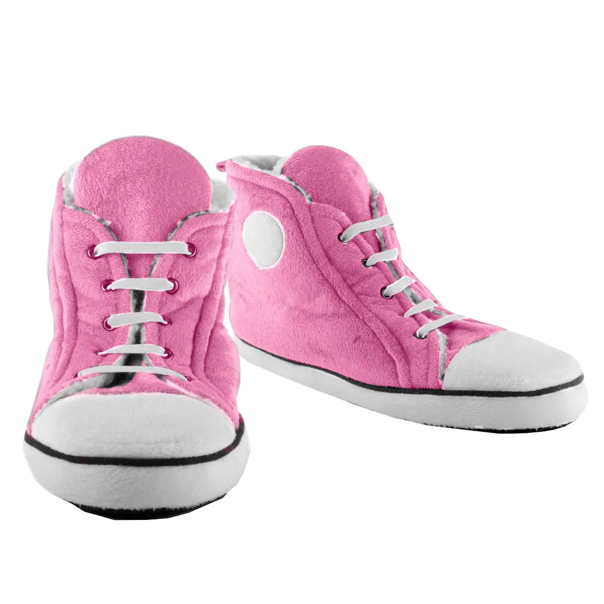 Plüsch Hausschuhe im Sneaker Look für Kids Pink Klein