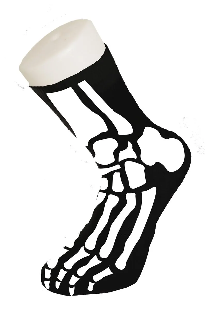Lustige Socken - Skelett