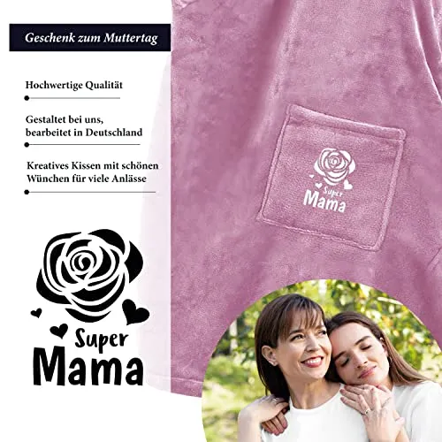 Hoodie Blanket - Super Mama