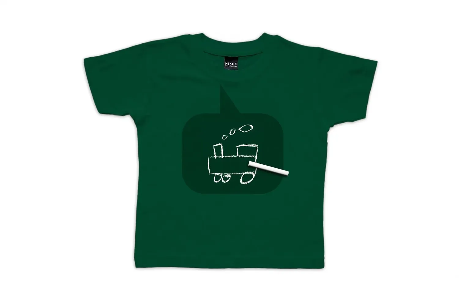 Tafel-T-Shirt für Kinder - Grün