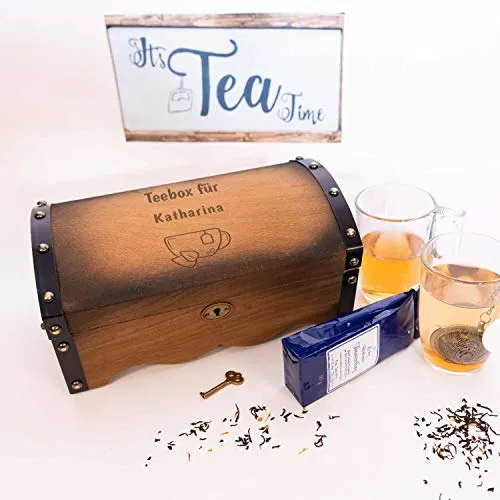 Premium-Schatztruhe Tee mit Gravur