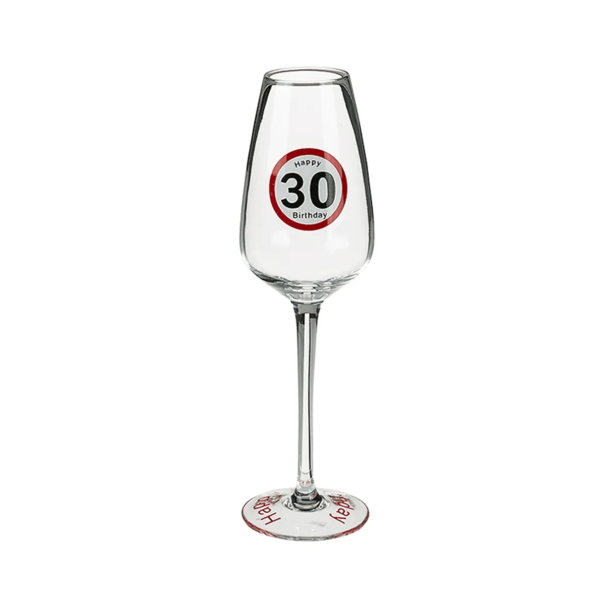 Sektglas Happy Birthday 30