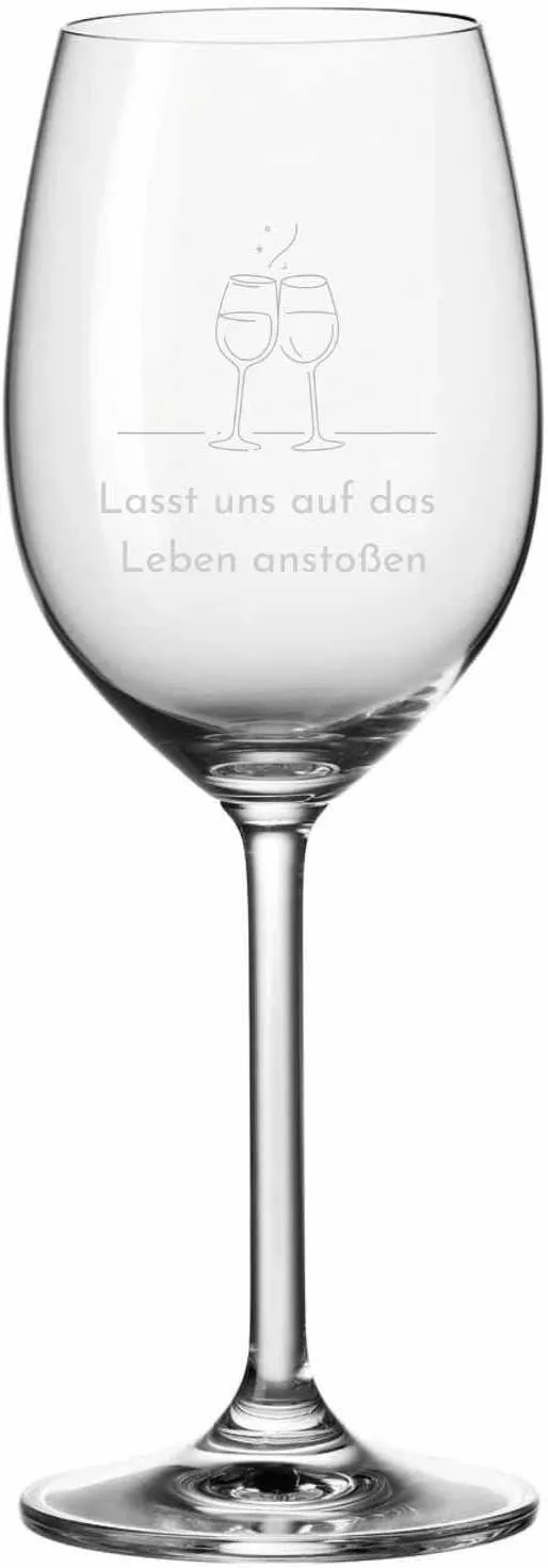 Personalisiertes Leonardo Weinglas mit Gravur | Cheers