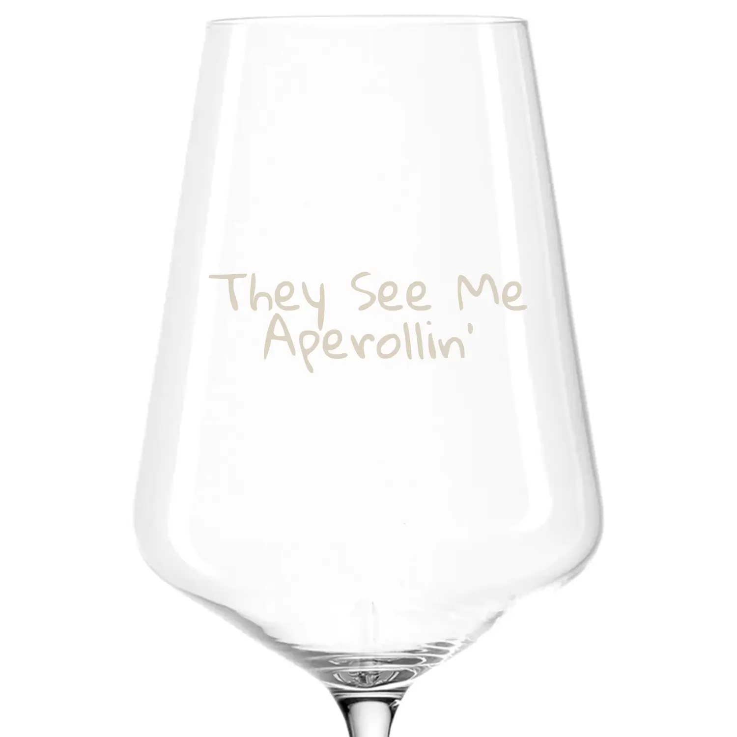 Aperol Spritz Glas - They see me aperollin'