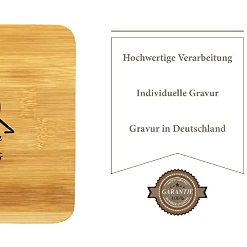 Design Frühstücksbrettchen Personalisiert mit Gravur - Home is where my mom is