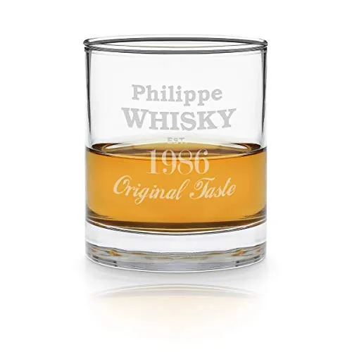 Whiskeyglas mit Gravur
